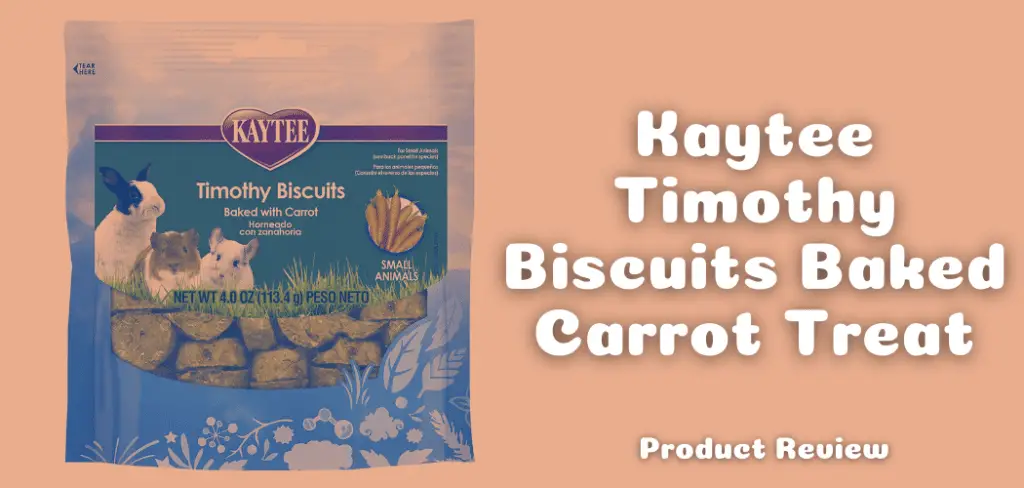Kaytee Timothy Biscuits Baked Carrot Treat for Rabbits