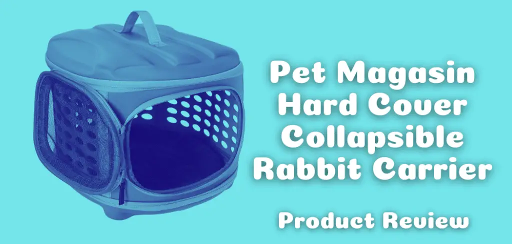 Pet Magasin Hard Cover Collapsible Rabbit Carrier