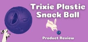 Trixie Plastic Snack Ball - Bestrabbitproducts.com