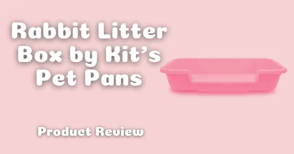Rabbit Litter Box by Kit's Pet Pans