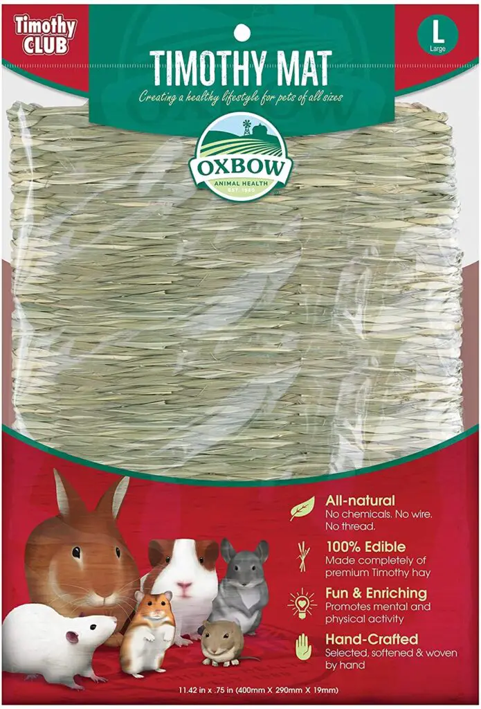 Oxbow Animal Health Timothy Hay Mat -Oxbow rabbit toys