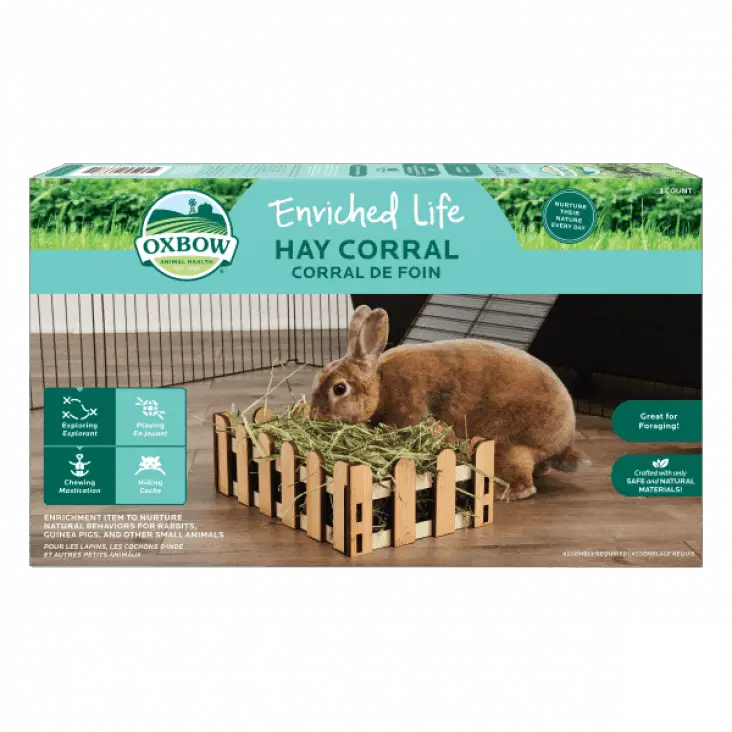 Oxbow Enriched Life Hay Corral - Oxbow rabbit toys