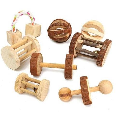 Wooden chew toys - Best Rabbit Toys